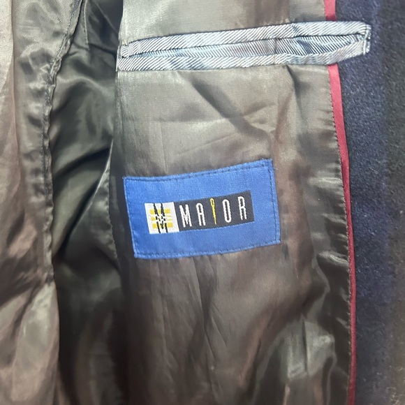 Vintage tartan/plaid medium length wool coat - Picture 2 of 9